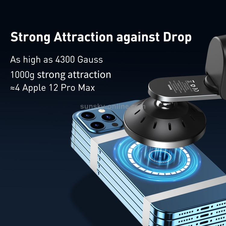 Baseus WXJN-01 Big Energy Car Mount Wireless Charger(For Dashboards and Air Outlets)(Cyan Black) Baseus WXJN-01 Big Energy Car Mount Wireless Charger(For Dashboards and Air Outlets)(Cyan Black)