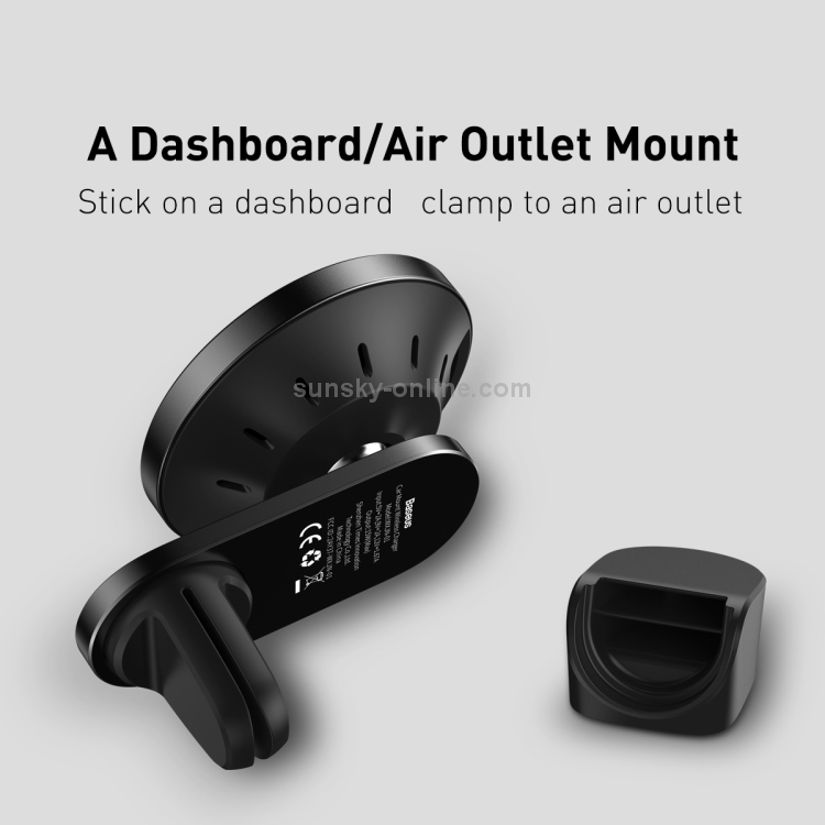 Baseus WXJN-01 Big Energy Car Mount Wireless Charger(For Dashboards and Air Outlets)(Cyan Black) Baseus WXJN-01 Big Energy Car Mount Wireless Charger(For Dashboards and Air Outlets)(Cyan Black)
