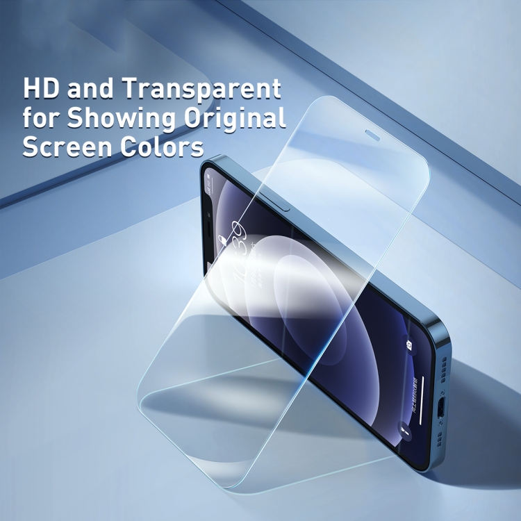 For iPhone 12 / 12 Pro 2pcs CW-YMS Baseus SGAPIPH61P-LI02 0.3mm Full-glass Super Porcelain Crystal Tempered Glass Film For iPhone 12 / 12 Pro 2pcs CW-YMS Baseus SGAPIPH61P-LI02 0.3mm Full-glass Super Porcelain Crystal Tempered Glass Film