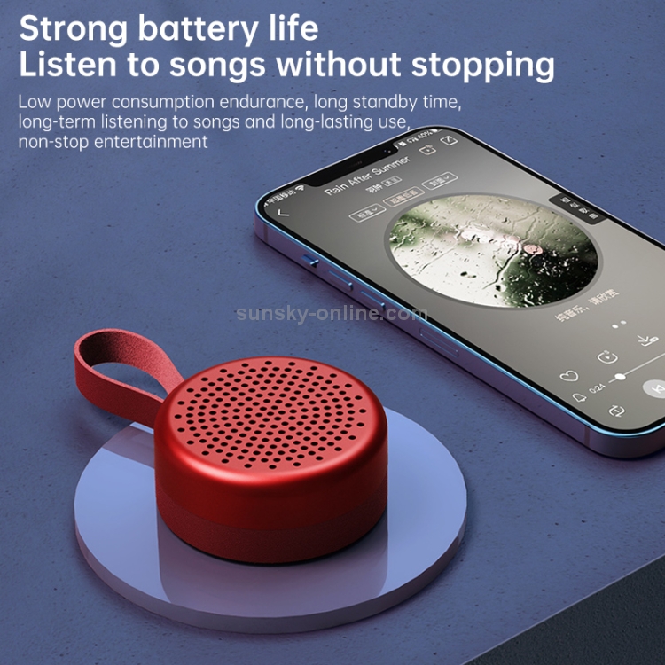 REMAX RB-M39 Mini Portable Waterproof Wireless Bluetooth Speaker(Red) REMAX RB-M39 Mini Portable Waterproof Wireless Bluetooth Speaker(Red)