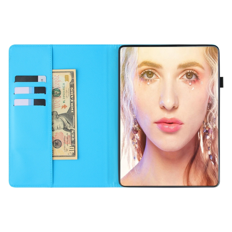 Colored Drawing Horizontal Flip PU Leather Case with Holder & Card Slots & Wallet & Sleep / Wake-up Function For iPad 9.7 (2018) / iPad 9.7 (2017)(Loving Unicorn) Colored Drawing Horizontal Flip PU Leather Case with Holder & Card Slots & Wallet & Sleep / Wake-up Function For iPad 9.7 (2018) / iPad 9.7 (2017)(Loving Unicorn)