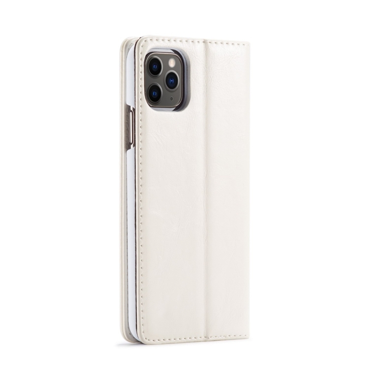 For iPhone 11 Pro Max CaseMe-003 PU + PC Business Style Crazy Horse Texture Horizontal Flip Leather Case with Holder & Card Slots & Wallet(White) For iPhone 11 Pro Max CaseMe-003 PU + PC Business Style Crazy Horse Texture Horizontal Flip Leather Case with Holder & Card Slots & Wallet(White)