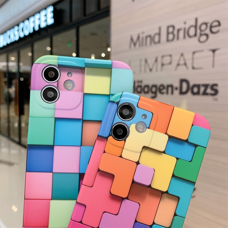 For iPhone 11 3D Cube IMD Shockproof Protective Case with Lanyard (Square) For iPhone 11 3D Cube IMD Shockproof Protective Case with Lanyard (Square)