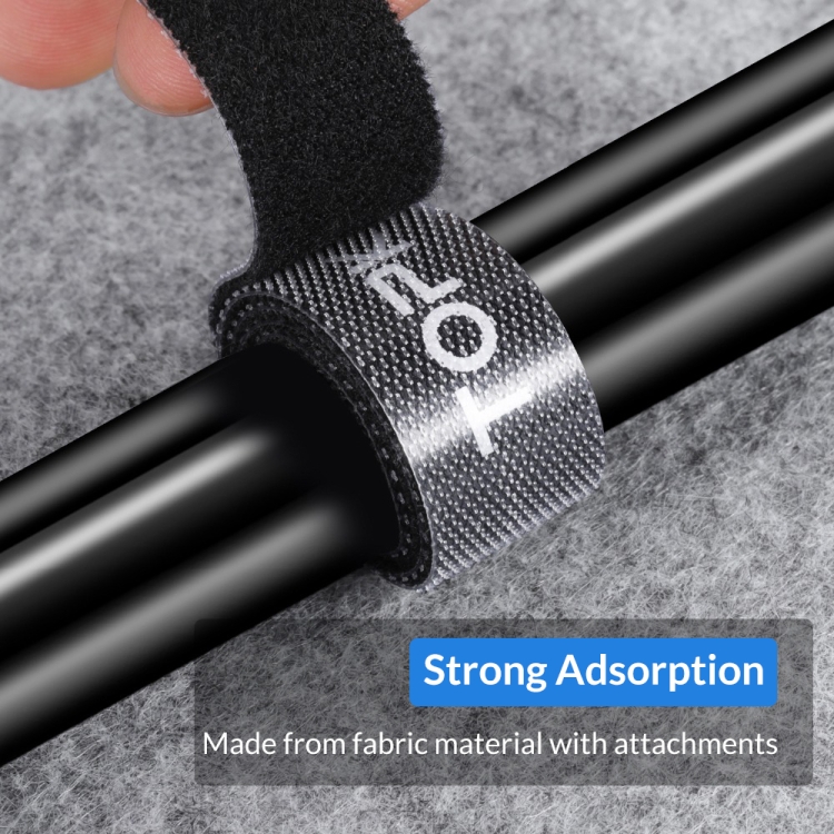 4 PCS TOPK Reusable & Dividable Nylon Tie-wraps Hook and Loop Fastener Cable Ties, Length:2m 4 PCS TOPK Reusable & Dividable Nylon Tie-wraps Hook and Loop Fastener Cable Ties, Length:2m