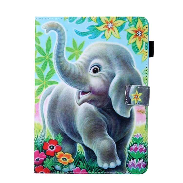 For iPad 10.5 Coloured Drawing Pattern Horizontal Flip Leather Case with Holder & Card Slot(Elephant) For iPad 10.5 Coloured Drawing Pattern Horizontal Flip Leather Case with Holder & Card Slot(Elephant)