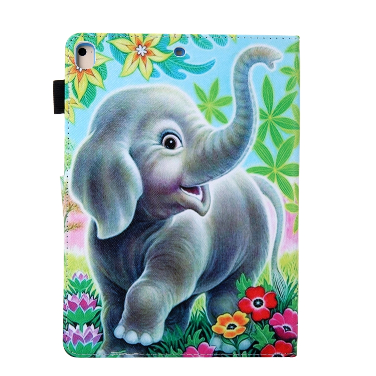 For iPad 10.5 Coloured Drawing Pattern Horizontal Flip Leather Case with Holder & Card Slot(Elephant) For iPad 10.5 Coloured Drawing Pattern Horizontal Flip Leather Case with Holder & Card Slot(Elephant)