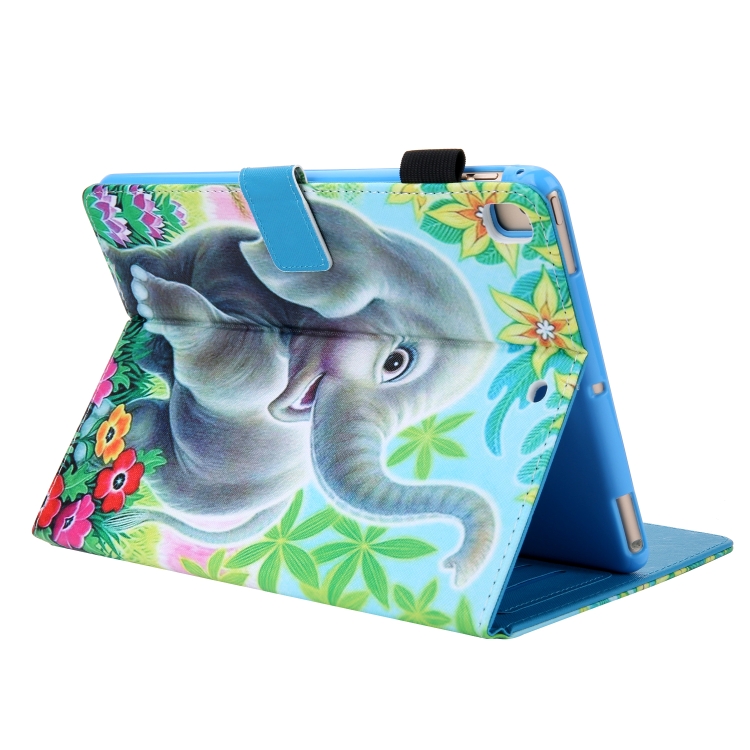 For iPad 10.5 Coloured Drawing Pattern Horizontal Flip Leather Case with Holder & Card Slot(Elephant) For iPad 10.5 Coloured Drawing Pattern Horizontal Flip Leather Case with Holder & Card Slot(Elephant)