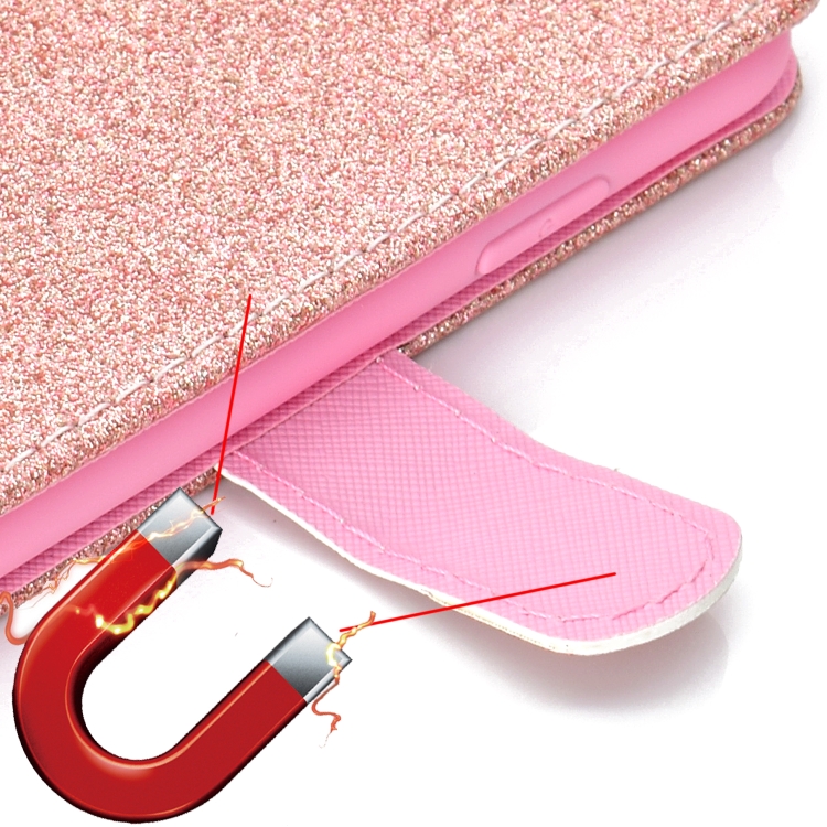 For Samsung Galaxy S21 Ultra 5G Glitter Powder Horizontal Flip Leather Case with Card Slots & Holder & Photo Frame & Wallet(Rose Gold) For Samsung Galaxy S21 Ultra 5G Glitter Powder Horizontal Flip Leather Case with Card Slots & Holder & Photo Frame & Wallet(Rose Gold)