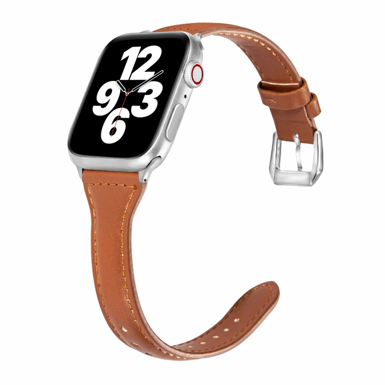 Correa Apple Watch 38/40mm Cuero café - La Carcasa