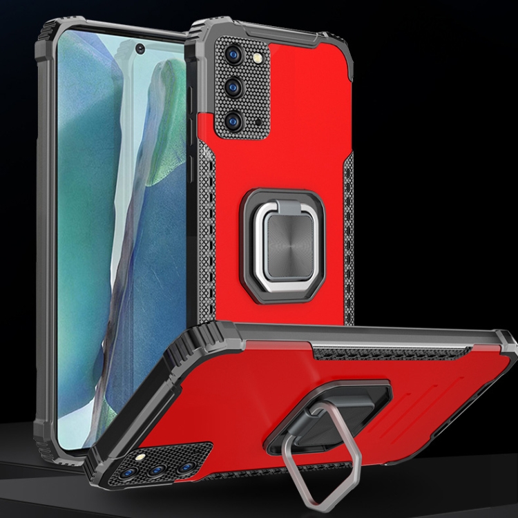 For Samsung Galaxy Note20 Fierce Warrior Series Armor All-inclusive Shockproof Aluminum Alloy + TPU Protective Case with Ring Holder(Red) For Samsung Galaxy Note20 Fierce Warrior Series Armor All-inclusive Shockproof Aluminum Alloy + TPU Protective Case with Ring Holder(Red)