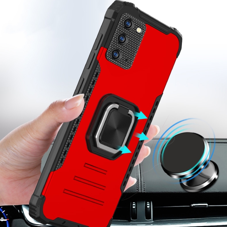 For Samsung Galaxy Note20 Fierce Warrior Series Armor All-inclusive Shockproof Aluminum Alloy + TPU Protective Case with Ring Holder(Red) For Samsung Galaxy Note20 Fierce Warrior Series Armor All-inclusive Shockproof Aluminum Alloy + TPU Protective Case with Ring Holder(Red)