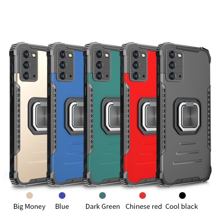 For Samsung Galaxy Note20 Fierce Warrior Series Armor All-inclusive Shockproof Aluminum Alloy + TPU Protective Case with Ring Holder(Red) For Samsung Galaxy Note20 Fierce Warrior Series Armor All-inclusive Shockproof Aluminum Alloy + TPU Protective Case with Ring Holder(Red)