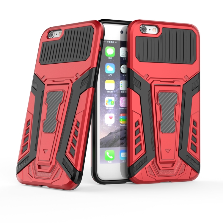 War Chariot Series Armor All-inclusive Shockproof PC + TPU Protective Case with Invisible Holder For iPhone 6 Plus(Red) War Chariot Series Armor All-inclusive Shockproof PC + TPU Protective Case with Invisible Holder For iPhone 6 Plus(Red)