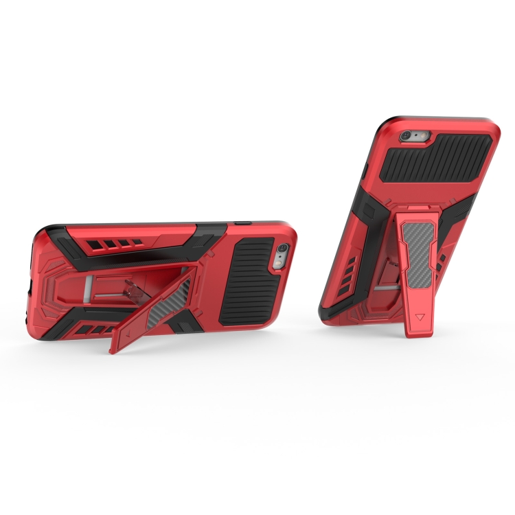War Chariot Series Armor All-inclusive Shockproof PC + TPU Protective Case with Invisible Holder For iPhone 6 Plus(Red) War Chariot Series Armor All-inclusive Shockproof PC + TPU Protective Case with Invisible Holder For iPhone 6 Plus(Red)