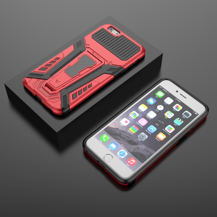 War Chariot Series Armor All-inclusive Shockproof PC + TPU Protective Case with Invisible Holder For iPhone 6 Plus(Red) War Chariot Series Armor All-inclusive Shockproof PC + TPU Protective Case with Invisible Holder For iPhone 6 Plus(Red)