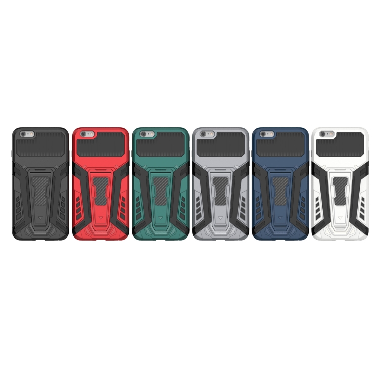 War Chariot Series Armor All-inclusive Shockproof PC + TPU Protective Case with Invisible Holder For iPhone 6 Plus(Red) War Chariot Series Armor All-inclusive Shockproof PC + TPU Protective Case with Invisible Holder For iPhone 6 Plus(Red)
