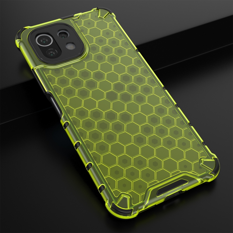 Para Xiaomi MI 11 Lite Hackproof Honeycomb PC Funda protectora