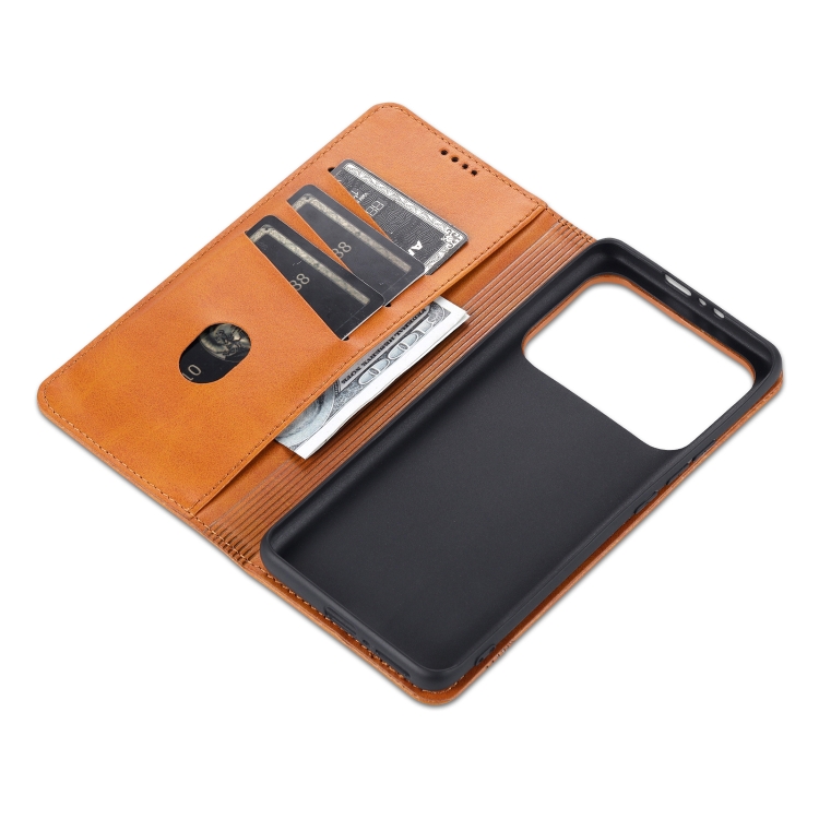 For Xiaomi Mi 11 Ultra AZNS Magnetic Calf Texture Horizontal Flip