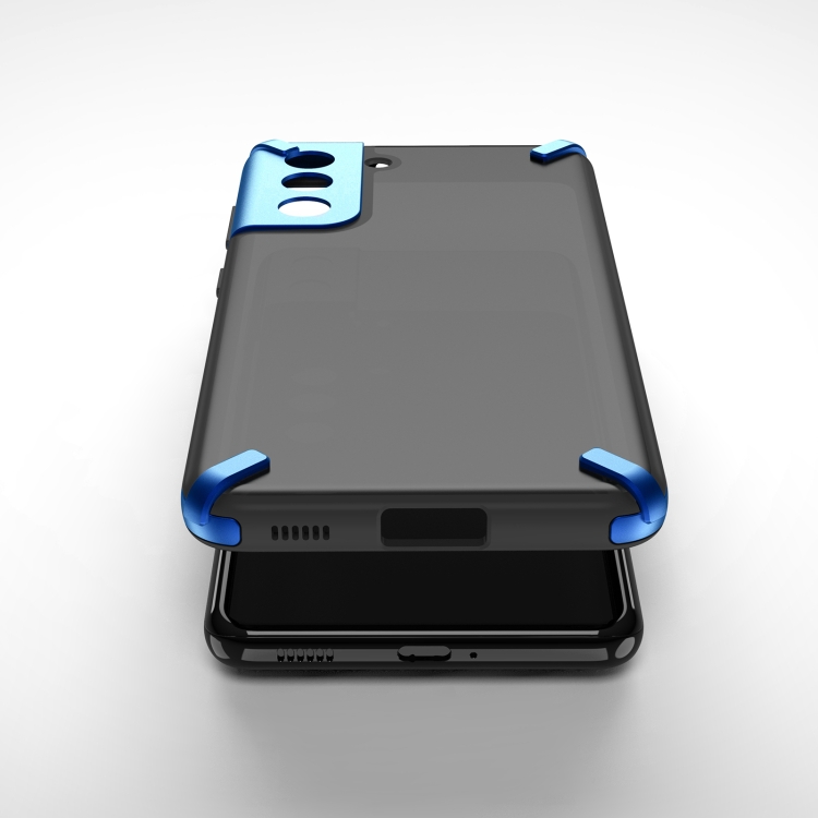 For Samsung Galaxy S21+ 5G GKK X-Four PC+TPU Silicone Shockproof Protective Case(Blue) For Samsung Galaxy S21+ 5G GKK X-Four PC+TPU Silicone Shockproof Protective Case(Blue)