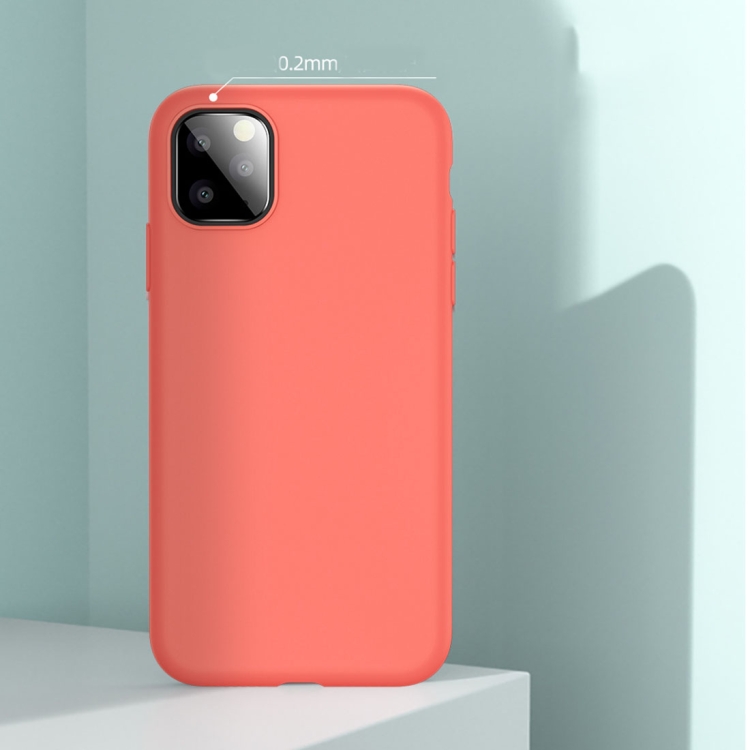 For iPhone 11 CAFELE Skin-friendly Series Liquid Silicone Full Coverage Anti-fall Phone Protective Case(Pink) For iPhone 11 CAFELE Skin-friendly Series Liquid Silicone Full Coverage Anti-fall Phone Protective Case(Pink)
