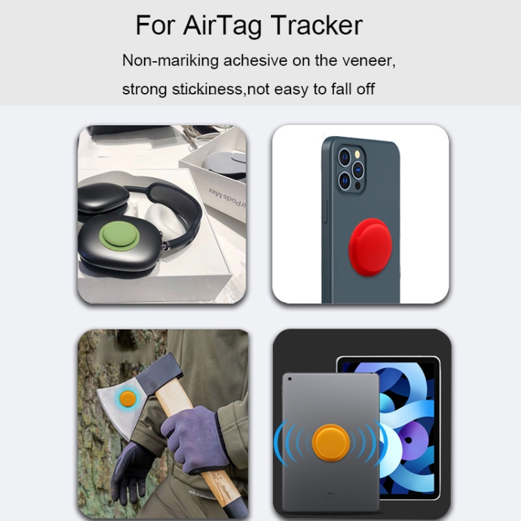 Protection Cover Sleeve Anti-scratch Anti-lost Silicone Protective Case For AirTag(Black) Protection Cover Sleeve Anti-scratch Anti-lost Silicone Protective Case For AirTag(Black)