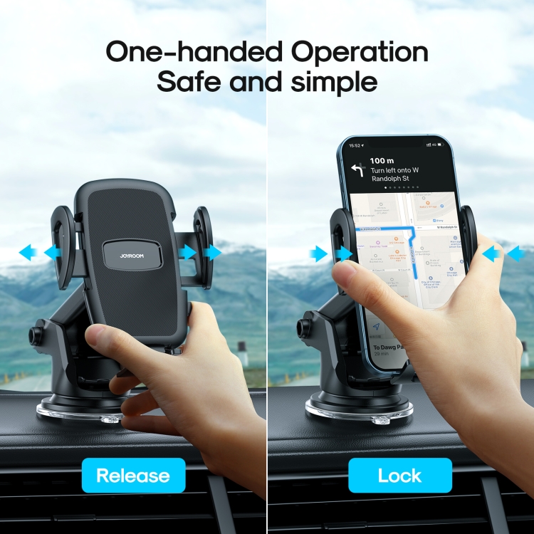 JOYROOM JR-ZS258 360-degree Rotating Stretching Mechanical Dashboard Car Holder for 4.7-6.9 inch Mobile Phones JOYROOM JR-ZS258 360-degree Rotating Stretching Mechanical Dashboard Car Holder for 4.7-6.9 inch Mobile Phones