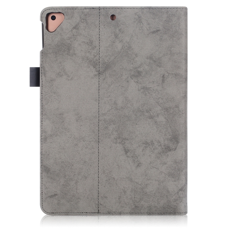 For iPad Air 3 Cowhide Texture Horizontal Flip Leather Case With Holder & Sleep / Wake-up Function(Grey) For iPad Air 3 Cowhide Texture Horizontal Flip Leather Case With Holder & Sleep / Wake-up Function(Grey)
