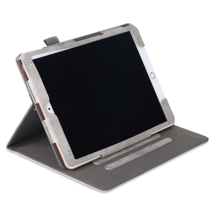 For iPad Air 3 Cowhide Texture Horizontal Flip Leather Case With Holder & Sleep / Wake-up Function(Grey) For iPad Air 3 Cowhide Texture Horizontal Flip Leather Case With Holder & Sleep / Wake-up Function(Grey)