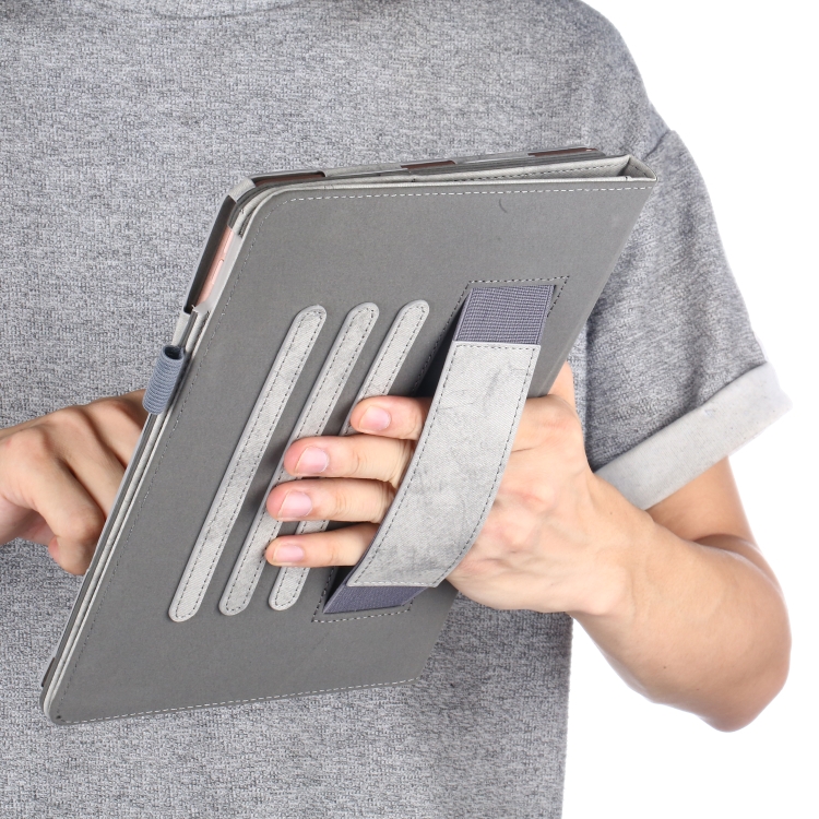 For iPad Air 3 Cowhide Texture Horizontal Flip Leather Case With Holder & Sleep / Wake-up Function(Grey) For iPad Air 3 Cowhide Texture Horizontal Flip Leather Case With Holder & Sleep / Wake-up Function(Grey)