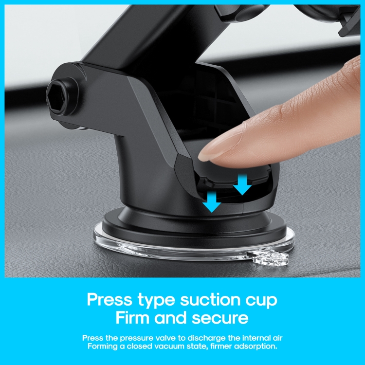 JOYROOM JR-ZS259 360-degree Rotating Stretching Mechanical Dashboard Car Holder for 4.7-6.9 inch Mobile Phones - 5