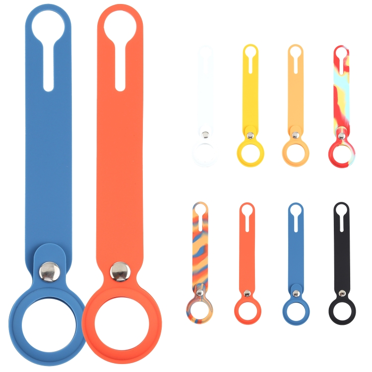 Shockproof Anti-scratch Silicone Protective Case Cover with Hang Loop For AirTag(Rainbow A) Shockproof Anti-scratch Silicone Protective Case Cover with Hang Loop For AirTag(Rainbow A)
