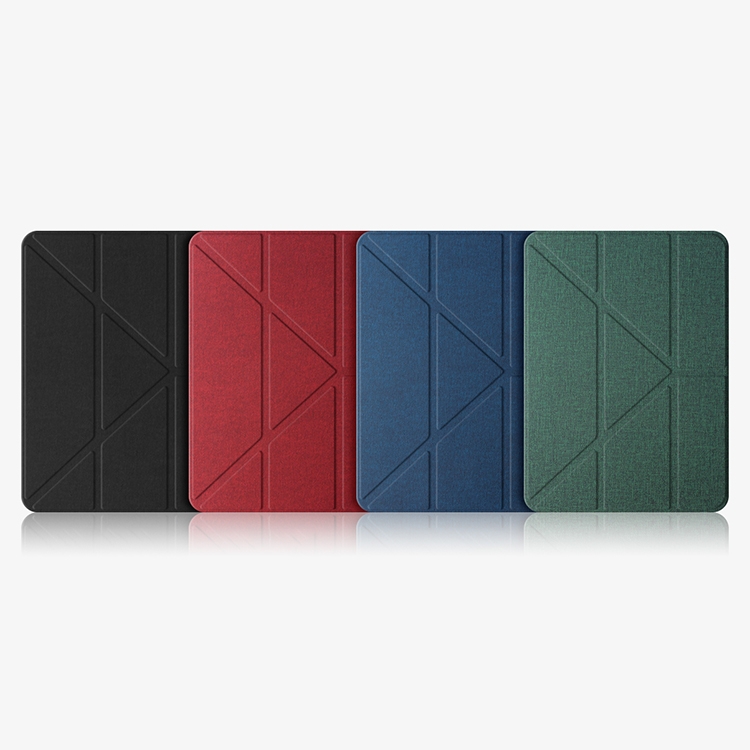 For iPad Pro 12.9 2022 / 2021 / 2020 Mutural Multi-fold Smart Leather Tablet Case(Dark Green) For iPad Pro 12.9 2022 / 2021 / 2020 Mutural Multi-fold Smart Leather Tablet Case(Dark Green)