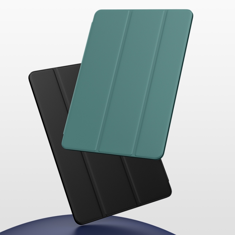 For iPad Pro 12.9 2022 / 2021 / 2020 Benks Magnetic Horizontal Flip PU Leather Tablet Case with Holder & Sleep / Wake-up Function & Pen Bucket(Dark Green) For iPad Pro 12.9 2022 / 2021 / 2020 Benks Magnetic Horizontal Flip PU Leather Tablet Case with Holder & Sleep / Wake-up Function & Pen Bucket(Dark Green)