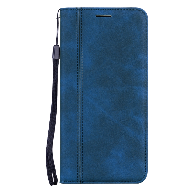 For Samsung Galaxy S21+ 5G Frosted Business Magnetic Horizontal Flip PU Leather Case with Holder & Card Slot & Lanyard(Blue) For Samsung Galaxy S21+ 5G Frosted Business Magnetic Horizontal Flip PU Leather Case with Holder & Card Slot & Lanyard(Blue)