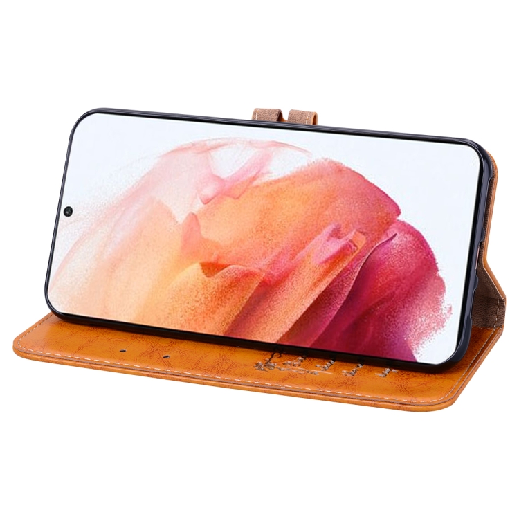 For Samsung Galaxy S21+ 5G Business Style Oil Wax Texture Horizontal Flip Leather Case with Holder & Card Slots & Wallet(Yellow) For Samsung Galaxy S21+ 5G Business Style Oil Wax Texture Horizontal Flip Leather Case with Holder & Card Slots & Wallet(Yellow)