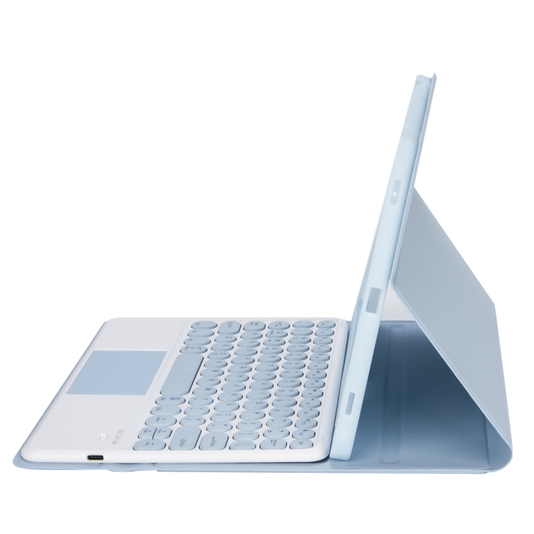 YT102B-A Detachable Candy Color Skin Feel Texture Round Keycap Bluetooth Keyboard Leather Case with Touch Control For iPad 10.2 2020 & 2019 / Air 2019 / Pro 10.5 inch(White Ice) YT102B-A Detachable Candy Color Skin Feel Texture Round Keycap Bluetooth Keyboard Leather Case with Touch Control For iPad 10.2 2020 & 2019 / Air 2019 / Pro 10.5 inch(White Ice)