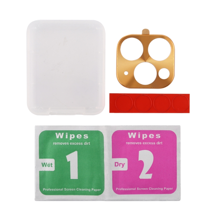For iPhone 11 Pro Max Rear Camera Lens Protective Lens Film Small White Box(Gold) For iPhone 11 Pro Max Rear Camera Lens Protective Lens Film Small White Box(Gold)