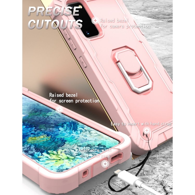 For Samsung Galaxy S20 FE FE 5G PC Rubber 3-layers Shockproof
