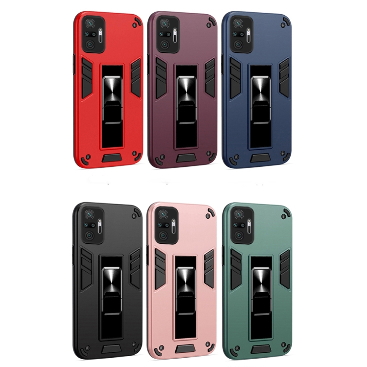 For Samsung Galaxy S21 5G 2 in 1 PC + TPU Shockproof Protective Case with Invisible Holder(Blue) For Samsung Galaxy S21 5G 2 in 1 PC + TPU Shockproof Protective Case with Invisible Holder(Blue)