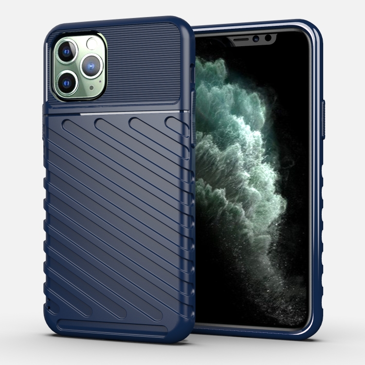 For iPhone 11 Pro Thunderbolt Shockproof TPU Soft Case(Dark Blue) For iPhone 11 Pro Thunderbolt Shockproof TPU Soft Case(Dark Blue)