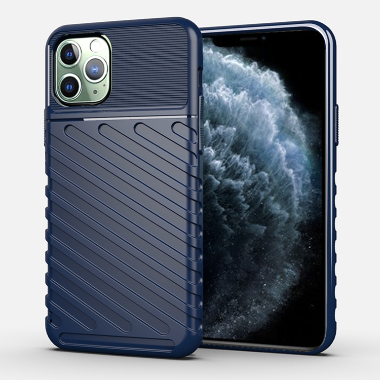For iPhone 11 Pro Max Thunderbolt Shockproof TPU Soft Case(Dark Blue) For iPhone 11 Pro Max Thunderbolt Shockproof TPU Soft Case(Dark Blue)