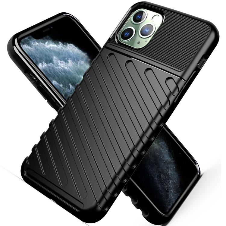 For iPhone 11 Pro Max Thunderbolt Shockproof TPU Soft Case(Dark Blue) For iPhone 11 Pro Max Thunderbolt Shockproof TPU Soft Case(Dark Blue)
