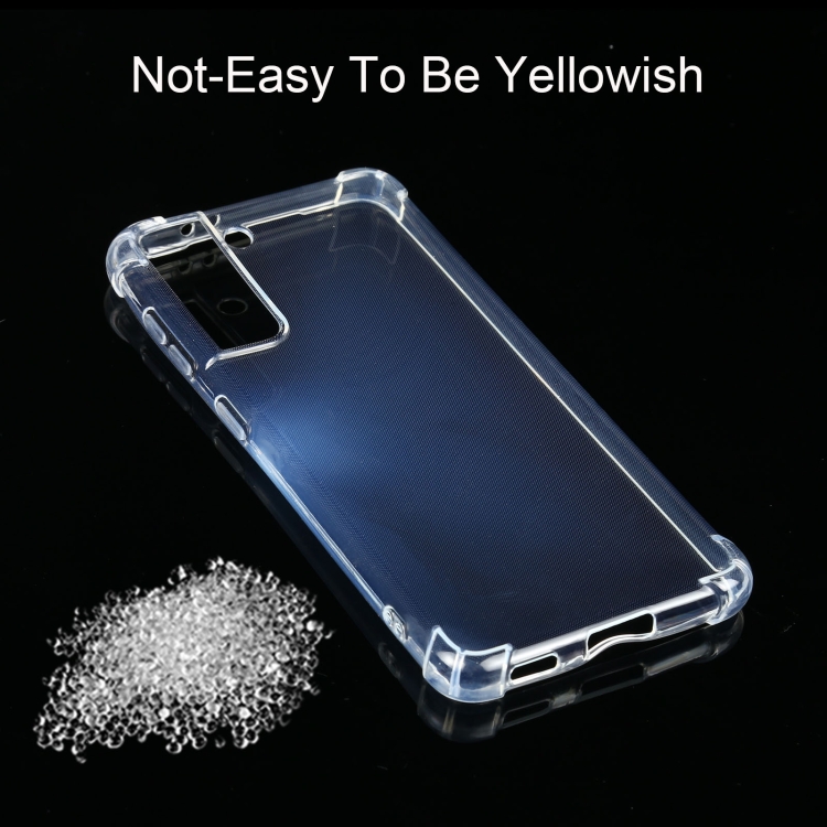 For Samsung Galaxy S21 5G Four-Corner Shockproof Ultra-thin TPU Case(Transparent) For Samsung Galaxy S21 5G Four-Corner Shockproof Ultra-thin TPU Case(Transparent)
