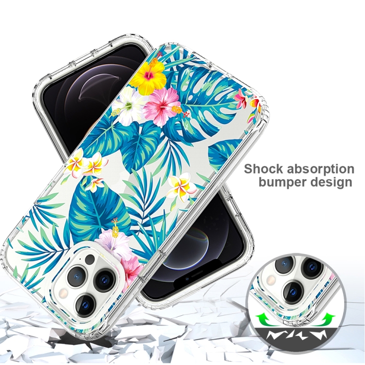 For iPhone 11 Pro Max 2 in 1 High Transparent Painted Shockproof PC + TPU Protective Case (Banana Leaf) For iPhone 11 Pro Max 2 in 1 High Transparent Painted Shockproof PC + TPU Protective Case (Banana Leaf)