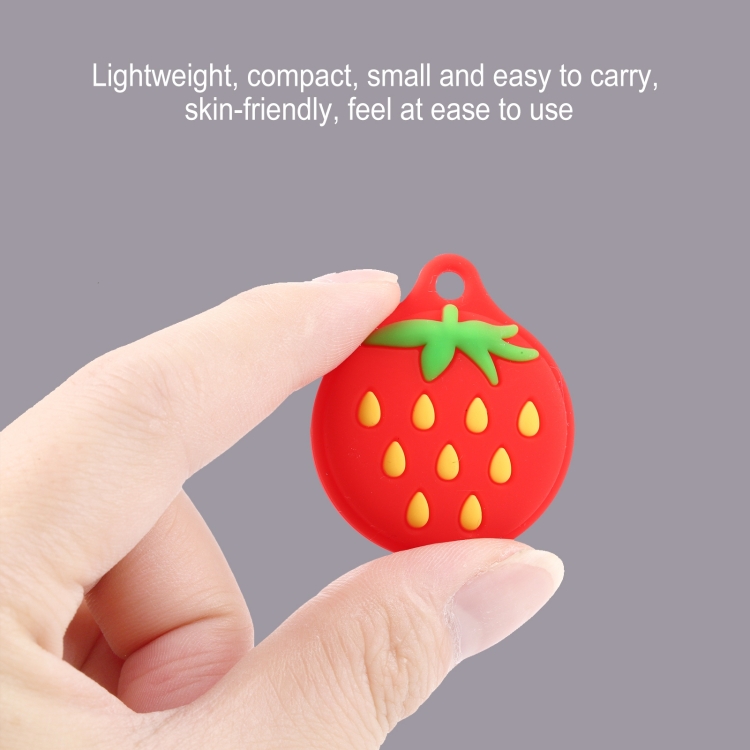 TPU Anti-scratch Shockproof Protective Cover Soft Case with Keychain Ring Loop For AirTag