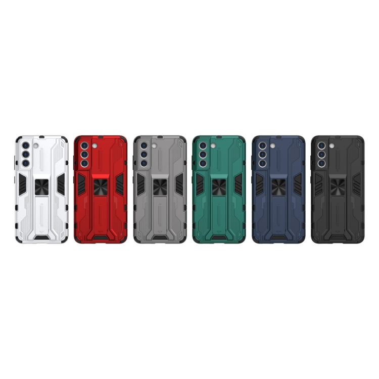 For Samsung Galaxy S21 5G Supersonic PC + TPU Shock-proof Case with Holder(Black) For Samsung Galaxy S21 5G Supersonic PC + TPU Shock-proof Case with Holder(Black)