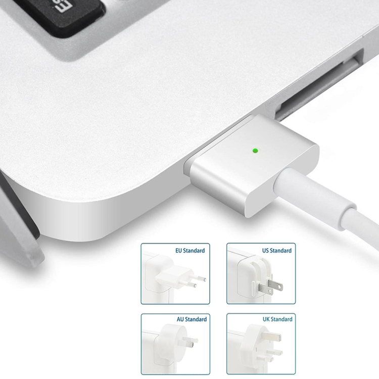 A1424 85W 20V 4.25A 5 Pin MagSafe 2 Power Adapter for MacBook, Cable Length: 1.6m, AU Plug A1424 85W 20V 4.25A 5 Pin MagSafe 2 Power Adapter for MacBook, Cable Length: 1.6m, AU Plug