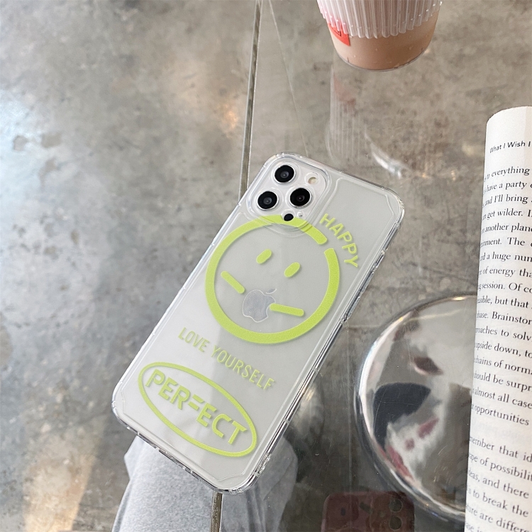 For iPhone 12 Pro Max Shockproof Side Painting Expression Pattern Transparent TPU Protective Case(Angry) For iPhone 12 Pro Max Shockproof Side Painting Expression Pattern Transparent TPU Protective Case(Angry)