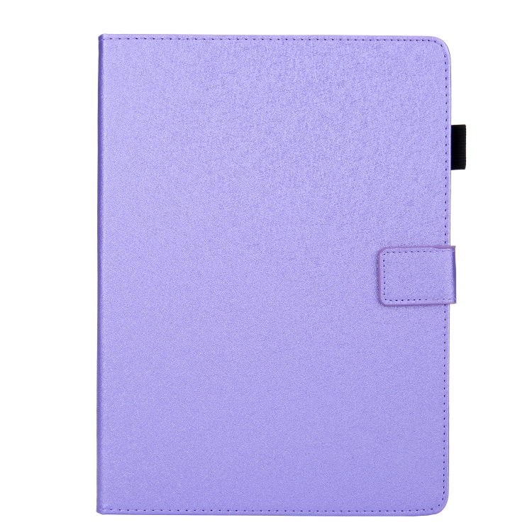 For iPad 10.2 2021 / 2020 / 2019 Hair Silky Texture Solid Color Horizontal Flip Leather Case with Holder & Card Slots & Photo Frame & Anti-Skid Strip(Purple) For iPad 10.2 2021 / 2020 / 2019 Hair Silky Texture Solid Color Horizontal Flip Leather Case with Holder & Card Slots & Photo Frame & Anti-Skid Strip(Purple)