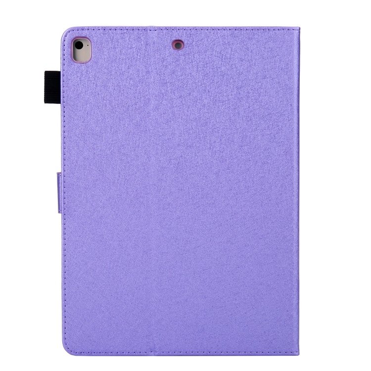For iPad 10.2 2021 / 2020 / 2019 Hair Silky Texture Solid Color Horizontal Flip Leather Case with Holder & Card Slots & Photo Frame & Anti-Skid Strip(Purple) For iPad 10.2 2021 / 2020 / 2019 Hair Silky Texture Solid Color Horizontal Flip Leather Case with Holder & Card Slots & Photo Frame & Anti-Skid Strip(Purple)